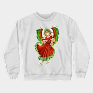 Christmas Quetzalcoatl Dress Crewneck Sweatshirt